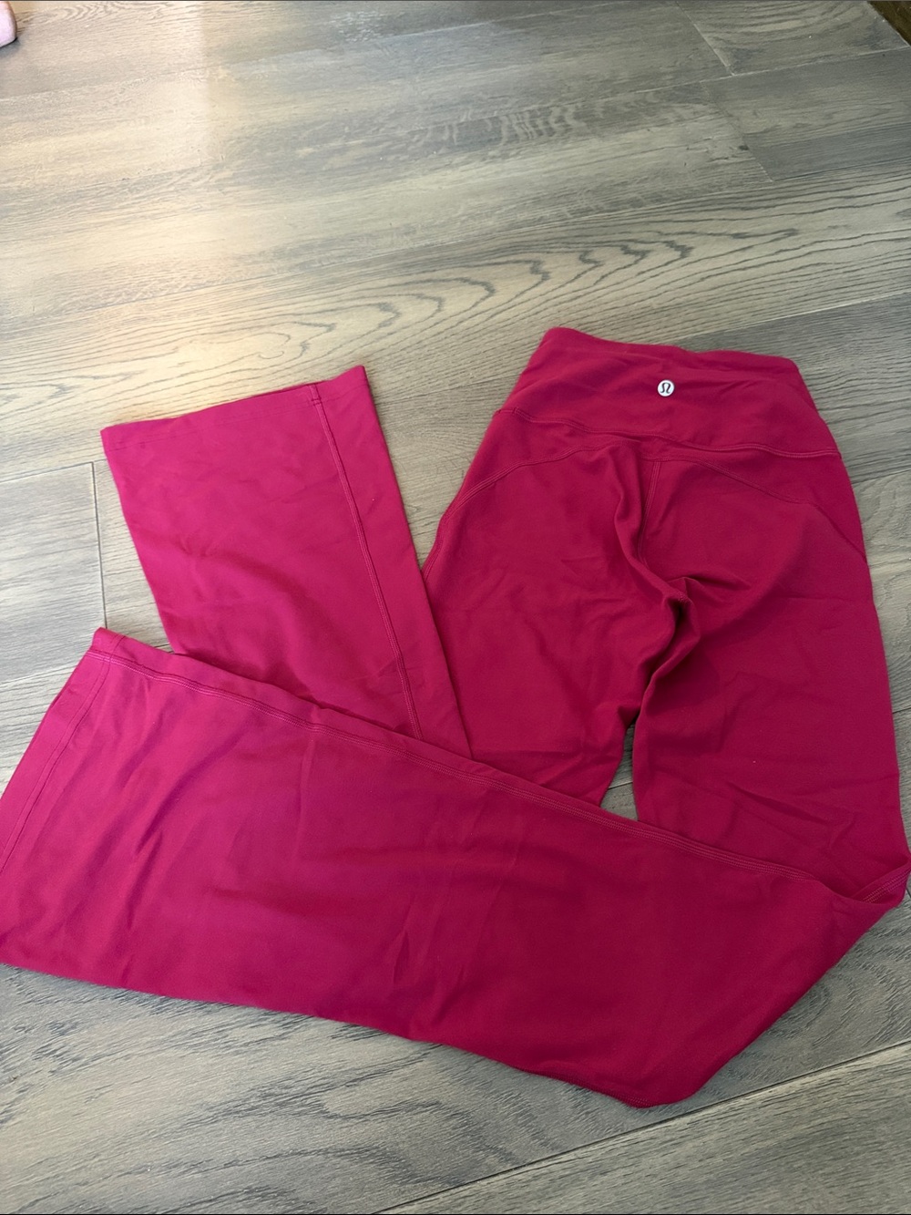 lululemon athletica Women's Magenta Cranberry Flare Bootcut Leggings